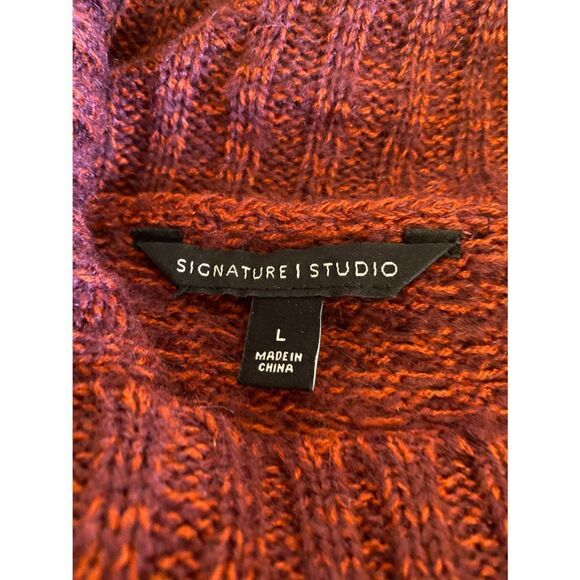 Vintage Signature Studio Cowl Neck Sweater L - Picture 5 of 9